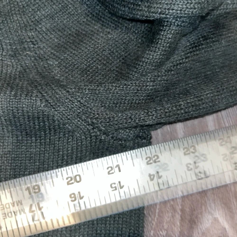 Weatherproof Vintage Men's Green Long-Sleeve Shawl Collar Sweater Size L (T1)